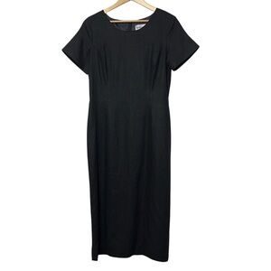 Adolfo Studio Linen Blend Dress Womens Size 12 Office Classic Workwear Interview